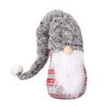 Knitted Long Hat Christmas Dwarf Gnome Doll Ornaments Cute Dwarf (a)