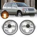 Fog Light Assembly with Bulbs for Prius 04-09 Highlander 2004-2007