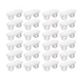 24 Pieces Self Adhesive Wheels Small Caster (white )