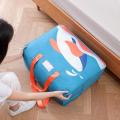 Clothes Storage Bags Cartoon Portable Box Pillow Quilt Blanket Home A