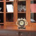 Table Decor Desk Clock Non Ticking Quartz Clock for Home Living Room