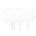 Round Acrylic Cake Toppers Clear Blank Circle Diy Cake Topper Blanks