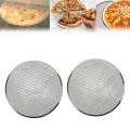 Round Pizza Oven Baking Tray Grate Nonstick Mesh Net(10 Inch)