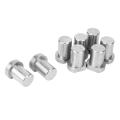 8pcs Workbench Stoppers, Stainless Steel Limit Tenon Blocks