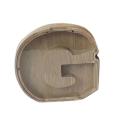 Wooden Piggy Bank Personalized Letters Coin Bank Wooden Money Box - G