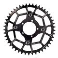Motsuv Chain Ring Adapter+chain Wheel 46t for Bafang Bbs01 Part Black