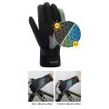 Gub Winter Warm Glove Bicycle Contact Screen Gloves for Men Women L