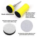 191pcs 1inch Sanding Discs Hook with Backing Pad, for Drill Grinder