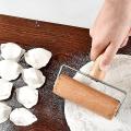 4 Pack Wood Pastry Pizza Roller, Non Stick Wooden Rolling Pin