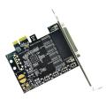 Pcie to 4 Serial Port Rs232 9-pin Expansion Card Ax99100 with Cable