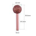 Car Tire Repair Grinding Head 22mm Ball with Round Rod