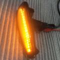 6x Smoked Lens Amber Led Front Side Marker Lights for Mitsubishi