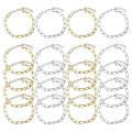 20 Pieces Of Iron Alloy Chain with Lobster Clasp Diy Bracelet Making