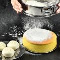 3-in-1 Cake Mold Steel Flour Sieve Steamer Cake Mold Baking Tool C