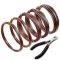 5 Roll Bonsai Wire Aluminum for Holding Bonsai Branches (brown)