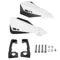 White Universal Motorcycle Handguard Protector for Motorcycle 22mm