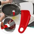 Household Cleaning Spatula Grease Heat-resistant Cleaning Red