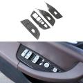 For Bmw X3 X4 G02 Carbon Fiber Car Window Lift Switch Button Cover