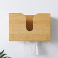 Bamboo Hanging Tissue Box Household Living Room Bathroom Wall Hanging