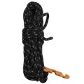 Shinetrip Wind Rope Multifunctional with S-ring Hooks for Tent Black