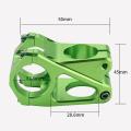 Hollow Bicycle Stem 31.8x50mm Cnc Bicycle Handlebar Stem Green