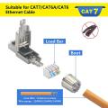Rj45 Cat7 Connectors Tool-free Reusable Ethernet Termination Plugs