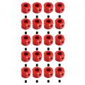 20pcs 5mm to 12mm Combiner Wheel Hub Hex Adapter for Wpl Rc Car,red