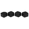 4 Pack 2 Inch Bed and Furniture Risers Elevator with Rubber Pads