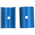 25.4-31.8 Aluminum Alloy Bicycle Handlebar Stem Shim Adapter,blue