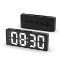 Digital Alarm Clock (powered By Battery) Or Usb Powered Clock Black