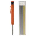 Carpenter Pencil Set with 7 Refill Leads, Built-in Sharpener,pencil G