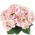 Artificial Flowers Silk 7 Big Head Hydrangea Bouquet Pink