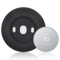For 2020 Nest Thermostat Bracket Siding Cover Silicone Plate (black)