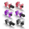 Enlee 32 Holes 6 Bolts Front and Rear Hub Hg 8s 9s 10s Speed Black