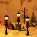 8 Pcs Mini Christmas Lamp for Diy Dollhouse Village Pathway