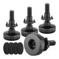 4pcs Furniture Levelers Adjustable for Cabinets Tables Chairs Raiser