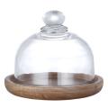Multifunctional Mini Dessert Cake Dish with Dome Lid for Home Hotels