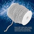 8mm 10m/roll Christmas Tree Garland Artificial Plastic Pearl (silver)