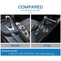 Car Shift Knob Button Panel Decoration Sticker Cover Kit For-bmw
