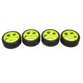 4pcs Rc Buggy Off Flat Run Tires 100mm Rubber for 1/8 Rc Car Green