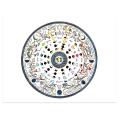 Painting 2022 Lunar Calendar Annual Ring Canvas Hanging-a