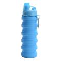 500ml Portable Retractable Silicone Bottle Folding Water Bottle ,e