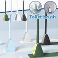 2x Golf Toilet Brush No Dead-end Wall-mounted Toilet Brush Sky Blue
