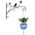 Hanging Basket Brackets Wall Hanging Metal Plant Hook Bird Feeder