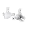 4-pack 3030 Series 3-way End Corner Bracket Connector,with Screws