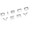 3d Matte Slive Letter Discovery Sticker for Land Rover Front Hood