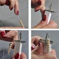 Beading Knotting Tool Secure Knots Stringing Pearls Scattered Loose