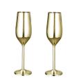 Stainless Steel Wine Tumbler Champagne Cup Cocktail Glass Bar Gold