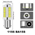 10pcs 1156 Ba15s P21w Led Bulbs Car Tail Bulb Brake Lights