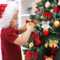 48pieces Christmas Ribbon Bows Ornaments Xmas Tree Presents 4 Colours